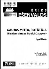 The River Gauja's Playful Daughter SSAA choral sheet music cover